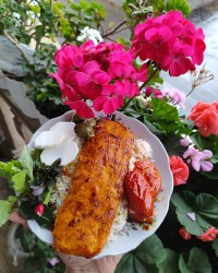 کباب تابه‌ای مرغ 