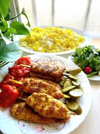 کباب تابه ایی مرغ