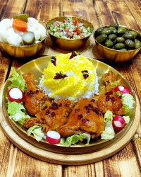 زرشک پلو و مرغ❤️❤️❤️