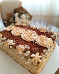 کیک  نسکافه ایی