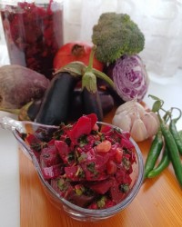 ترشی بادمجان و انار