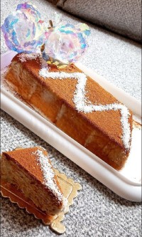 کیک یخچالی نارگیلی