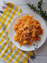 پاستا با مرغ