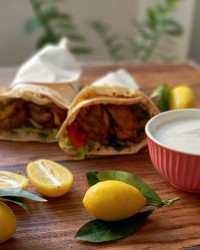 شاورمای مرغ به سبک خاورمیانه