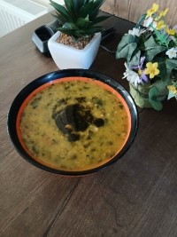 آش بلغور گندم.جای دوستداران سبز.