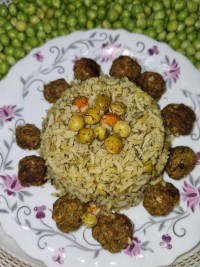 نخود پلو با گوشت