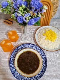 فسنجان با گوشت قلقلی
