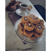 شیرینی مغزدار بدون فر و همزن