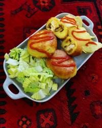 پیراشکی گوشت و مرغ