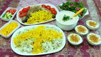 سبزی پلو با ماهی