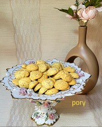 شیرینی پفکی گردویی