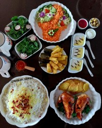 مرغ بریان خانگی