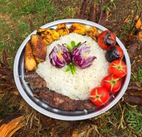 کباب بره و جوجه کباب