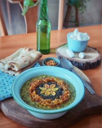 آش یارمه،آش بیابونی