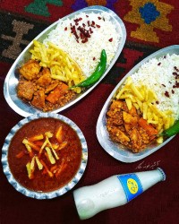 خورش قیمه با مرغ