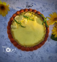 کیک لیمو با سس لیمو