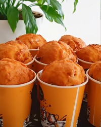 مافین هویج و گردو 
