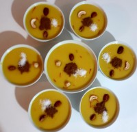 فرنی زعفرونی # تقدیم به دیدگان زیباتون # جاتون سبز # 