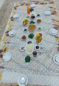 سفره ی شام..میزبان عزیزترین هام❤️❤️❤️