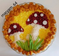 چلو زعفرونی با میگو