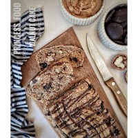 کیک رژیمی موز و گردو