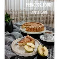 کیک پنبه‌ای سیب و دارچین