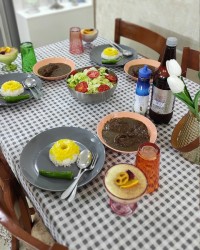 خورش فسنجان با مرغ