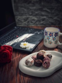 توپک خرمایی چهار مغز مغز دار