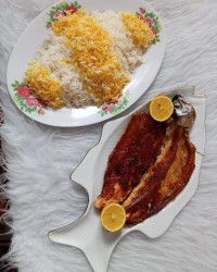 چلو ماهی سوخاری.