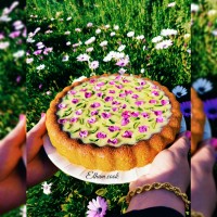 کیک زعفرانی با سس زعفرانی (کیک‌روز‌دختر)