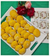 کوکی زعفران پسته