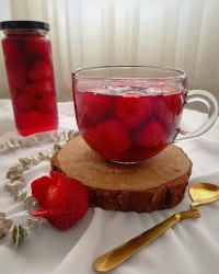 کمپوت توت فرنگى