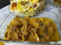 باقالی پلو باگردن گوسفند