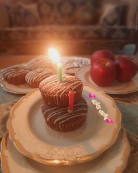 کاپ کیک شکلاتی نارگیلی 