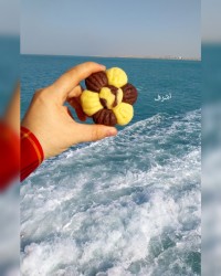 شیرینی گل دورنگ