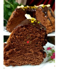 کیک سفیده شکلاتی