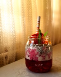 پودینگ دانه چیا