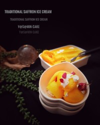بستنی سنتی زعفرانی