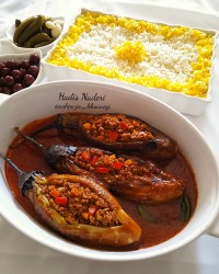 #بادمجون_شکم_پر