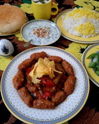 خورشت بامیه خونه مامانی جونم