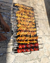 بال مرغ کبابی