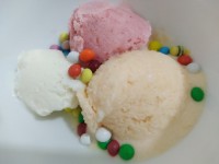 بستنی چیز فروت