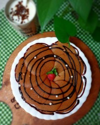 پنکیک پفکی شکلاتی