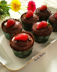 #کاپ_کیک_خیس_شکلاتی