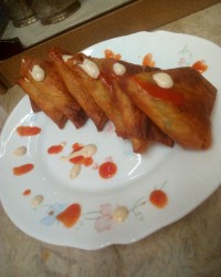 سمبوسه پیتزای شام امشب