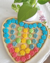 قند تزیینی طعم دار ژلاتینی