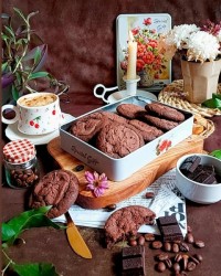 کوکی ترکدار شکلاتی