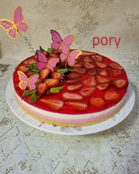 چیزکیک توت فرنگی