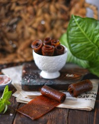 خشک کردن لواشک روی بخار آب