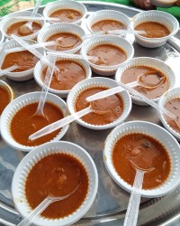 خوراک لوبیا و قارچ